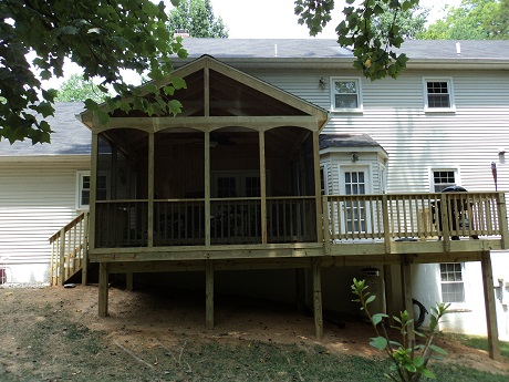 Image of one of our decks and patios