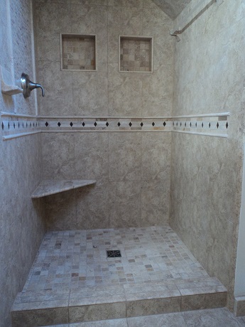 A Bathroom remodeling project in Manassas VA
